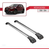 Nissan Qashqai 2010-2014 Arası ile uyumlu ACE-1 Ara Atkı Tavan Barı GRİ thumbnail 3