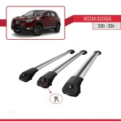 Nissan Qashqai 2010-2014 Arası ile uyumlu ACE-1 Ara Atkı Tavan Barı GRİ 3 ADET BAR thumbnail 4