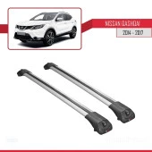 Nissan Qashqai 2014-2017 Arası ile uyumlu ACE-1 Ara Atkı Tavan Barı GRİ thumbnail 3