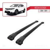 Nissan Qashqai 2014-2017 Arası ile uyumlu ACE-1 Ara Atkı Tavan Barı SİYAH thumbnail 2