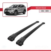 Nissan Rogue 2014-2020 Arası ile uyumlu ACE-1 Ara Atkı Tavan Barı SİYAH thumbnail 2