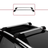 Opel - Vauxhall Zafira B 2005-2014 Arası ile uyumlu ACE-2 Ara Atkı Tavan Barı GRİ - 2