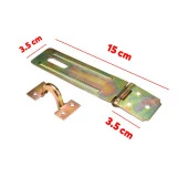 Sandık Kutu Askısı 35 Lik Menteşeli Kilit Tosba Kilit Asma Kilit Aparatı - 1