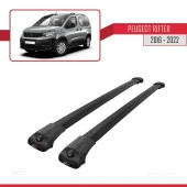 Peugeot Rifter 2019-2022 Arası ile uyumlu ACE-1 Ara Atkı Tavan Barı SİYAH thumbnail 3