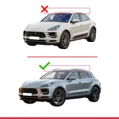 Porsche MACAN 2014 ve Sonrası ile uyumlu ACE-2 Ara Atkı Tavan Barı SİYAH thumbnail 2