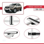 Renault Duster (HM) 2018-2023 Arası ile uyumlu Basic Model Ara Atkı Tavan Barı GRİ 3 ADET thumbnail 4