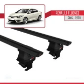 Renault Fluence 2016-2020 Arası ile uyumlu ACE-4 Ara Atkı Tavan Barı SİYAH thumbnail 4