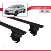 Renault Grand Scenic IV 2017-2022 Arası ile uyumlu ACE-4 Ara Atkı Tavan Barı SİYAH - 4