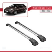 Renault Megane GRANDTOUR 2009-2015 Arası ile uyumlu ACE-1 Ara Atkı Tavan Barı GRİ thumbnail 2