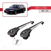 Saab 9-5 (YS3E) 1998-2010 Arası ile uyumlu ACE-1 Ara Atkı Tavan Barı GRİ thumbnail 4