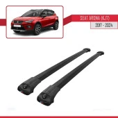 Seat Arona (KJ7) 2017 ve Sonrası ile uyumlu ACE-1 Ara Atkı Tavan Barı SİYAH thumbnail 3