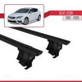 Seat Leon III (MK3) 2012-2020 Arası ile uyumlu ACE-4 Ara Atkı Tavan Barı SİYAH thumbnail 4
