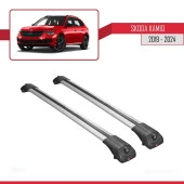 Skoda Kamiq 2019 ve Sonrası ile uyumlu ACE-1 Ara Atkı Tavan Barı GRİ thumbnail 3