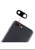 Tkgz İPhone 7 PLUS Arka Kamera Camı Lens Yapışkanlı - 1