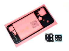 Tkgz Oppo A15 A15S Full KASA Arka Pil Kapağı (TAMİR SETİ) SİYAH - 4