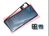 Tkgz Oppo A15 A15S Full KASA Arka Pil Kapağı (TAMİR SETİ) SİYAH - 2
