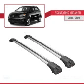 Ssangyong Korando (C) 2010-2019 Arası ile uyumlu ACE-1 Ara Atkı Tavan Barı GRİ thumbnail 3