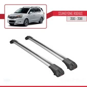 Ssangyong Rodius 2013-2018 Arası ile uyumlu ACE-1 Ara Atkı Tavan Barı GRİ thumbnail 3