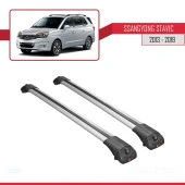 Ssangyong Stavic 2013-2019 Arası ile uyumlu ACE-1 Ara Atkı Tavan Barı GRİ thumbnail 3