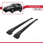 Subaru Forester 2013-2018 Arası ile uyumlu ACE-1 Ara Atkı Tavan Barı SİYAH thumbnail 3