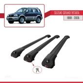 Suzuki Grand Vitara 1998-2005 Arası ile uyumlu ACE-1 Ara Atkı Tavan Barı SİYAH 3 ADET BAR thumbnail 3