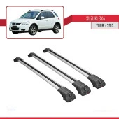 Suzuki SX4 2006-2013 Arası ile uyumlu ACE-1 Ara Atkı Tavan Barı GRİ 3 ADET BAR thumbnail 3