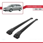 Toyota Avensis SW 2003-2009 Arası ile uyumlu ACE-1 Ara Atkı Tavan Barı SİYAH thumbnail 3