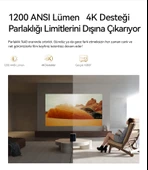 Wanbo Mozart 1 Pro Akıllı Projeksiyon Cihazı - 1200 ANSI, Google TV, HDR, MEMC, Lisanslı - 2025 Yeni Versiyon - 3