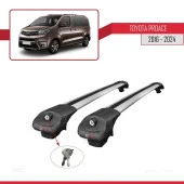 Toyota Proace 2016 ve Sonrası ile uyumlu ACE-1 Ara Atkı Tavan Barı GRİ thumbnail 4