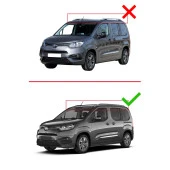 Toyota Proace City Verso 2023 ve Sonrası ile uyumlu ACE-2 Ara Atkı Tavan Barı GRİ thumbnail 3