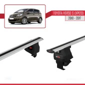 Toyota Ractis / Verso S (XP120) 2010-2017 Arası ile uyumlu ACE-4 Ara Atkı Tavan Barı GRİ thumbnail 3