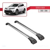 Toyota RAV4 2013-2018 Arası ile uyumlu ACE-1 Ara Atkı Tavan Barı GRİ - 3