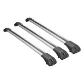 Toyota Yaris Verso (XP20) 2000-2005 Arası ile uyumlu ACE-1 Ara Atkı Tavan Barı GRİ 3 ADET BAR thumbnail 1