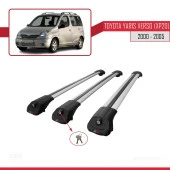 Toyota Yaris Verso (XP20) 2000-2005 Arası ile uyumlu ACE-1 Ara Atkı Tavan Barı GRİ 3 ADET BAR thumbnail 2
