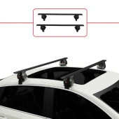 Toyota Yaris / Vitz (XP130) 2011-2019 Arası ile uyumlu ACE-4 Ara Atkı Tavan Barı SİYAH - 2