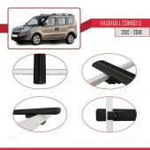 Vauxhall Combo D 2012-2018 Arası ile uyumlu Basic Model Ara Atkı Tavan Barı SİYAH 3 ADET thumbnail 3