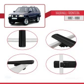 Vauxhall Frontera 1992-1998 Arası ile uyumlu Basic Model Ara Atkı Tavan Barı SİYAH 3 ADET thumbnail 4