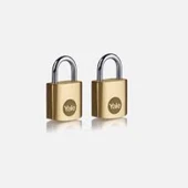 Yale 20 Mm Pirinç Asma Kilit 2 Li Set thumbnail 3