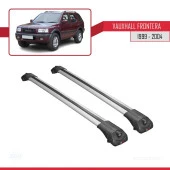 Vauxhall Frontera 1999-2004 Arası ile uyumlu ACE-1 Ara Atkı Tavan Barı GRİ thumbnail 3
