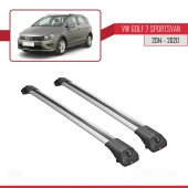 Volkswagen Golf 7 SPORTSVAN 2014-2020 Arası ile uyumlu ACE-1 Ara Atkı Tavan Barı GRİ thumbnail 3