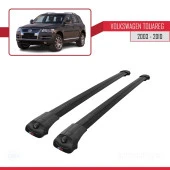 Volkswagen Touareg 2003-2010 Arası ile uyumlu ACE-1 Ara Atkı Tavan Barı SİYAH thumbnail 3