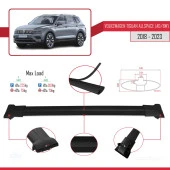 Volkswagen Tiguan Allspace (AD/BW) 2018-2023 Arası ile uyumlu FLY Model Ara Atkı Tavan Barı SİYAH 3 ADET BAR thumbnail 4