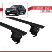 Volkswagen Touareg III (CR) 2019 ve Sonrası ile uyumlu ACE-4 Ara Atkı Tavan Barı SİYAH thumbnail 4