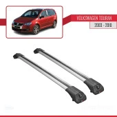 Volkswagen Touran 2003-2010 Arası ile uyumlu ACE-1 Ara Atkı Tavan Barı GRİ thumbnail 3