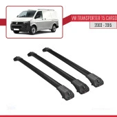 Volkswagen Transporter (T5) 2003-2015 Arası ile uyumlu ACE-1 Ara Atkı Tavan Barı SİYAH 3 ADET BAR thumbnail 3