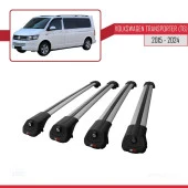 Volkswagen Transporter (T6) 2015 ve Sonrası ile uyumlu ACE-1 Ara Atkı Tavan Barı GRİ 4 ADET BAR thumbnail 4