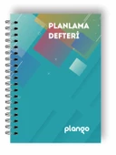 Turkuaz Kareler Günlük Planlayıcı Defter - Ders Çalışma Planlayıcı Defteri - Planlama Defteri - 1