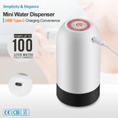 Şarjlı Damacana Su Pompası TYPE-C  1200 mAh - 4