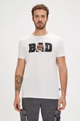 Bad Bear BANG T-SHIRT OFF-WHITE Erkek Tişört Beyaz S-XXL - 4