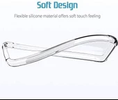 Honor 8C Tıpalı Kamera Korumalı Şeffaf Silikon Kılıf thumbnail 3